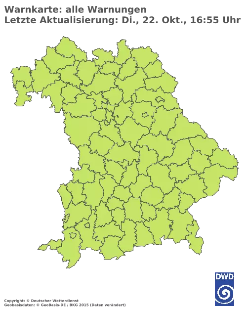 Aktuelle Wetterwarnungen für  Neustadt a.d. Waldnaab